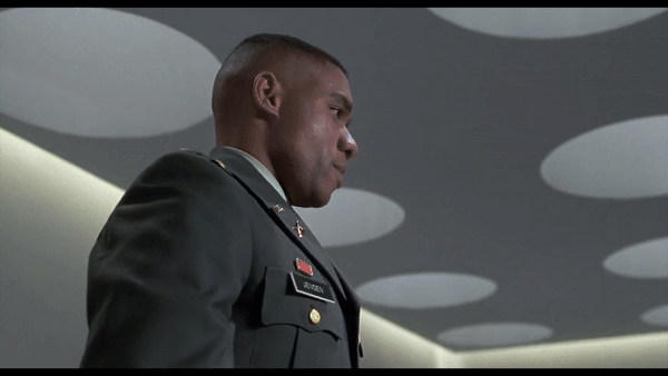This is a scene from Men in Black movie where soldier says best of the best of the best